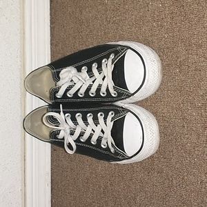 Converse All Star Black/White US Mens 8 US Womens 10